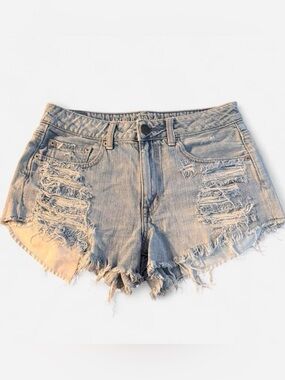 American Eagle Vintage Hi-Rise Festival Denim Shorts